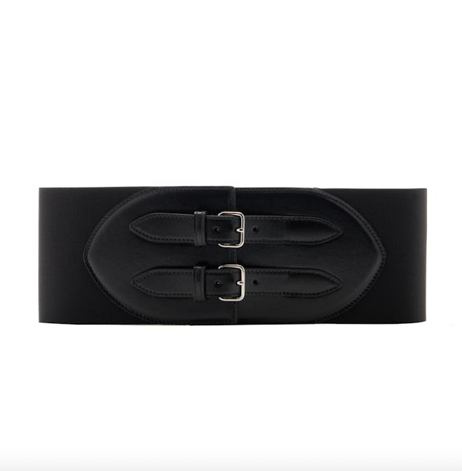 Alaïa Elastic Leather Corset Belt