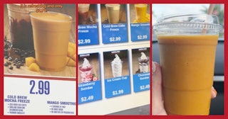 Costco has started rolling out the Mango Smoothie in some west coast warehouse locations with plans ...