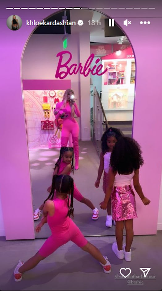 Khloe and Kim Kardashian visited World of Barbie.