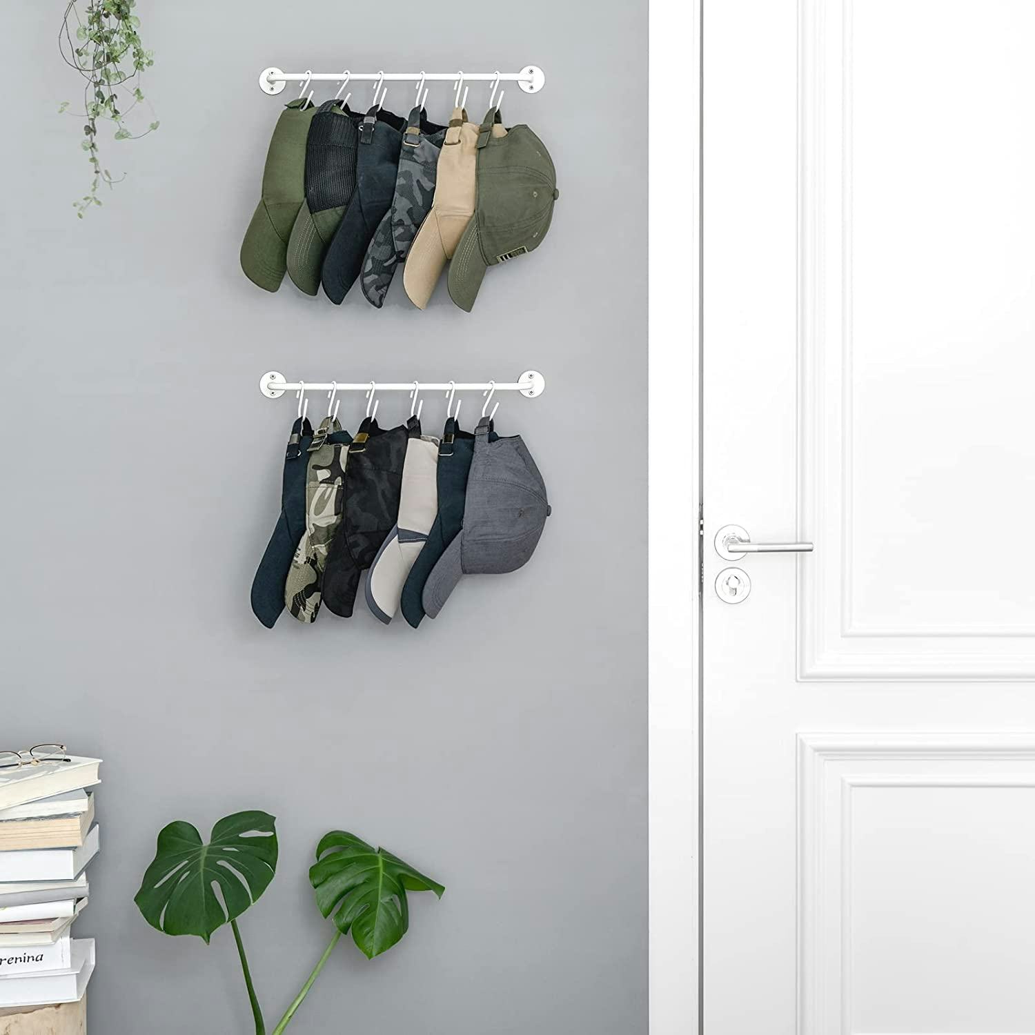 Mkono Hat Rack With 20 Hooks