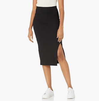 The Drop Veronique High-Waist Slit Skirt