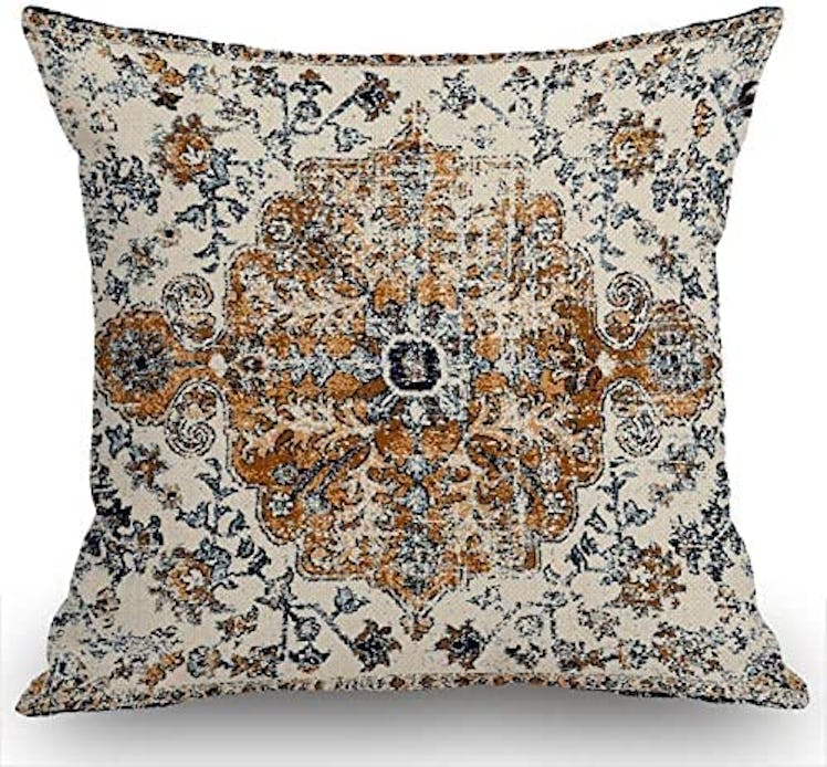 Moslion Carpet Pattern Throw Pillow Cover