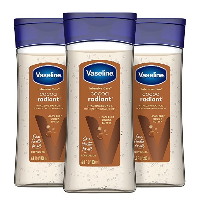 Vaseline Intensive Care Cocoa Radiant Body Oil (3-Pack)