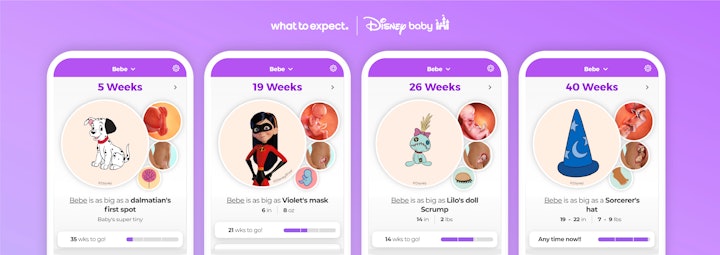 This Pregnancy App Compares Baby Size To Disney Characters & Props