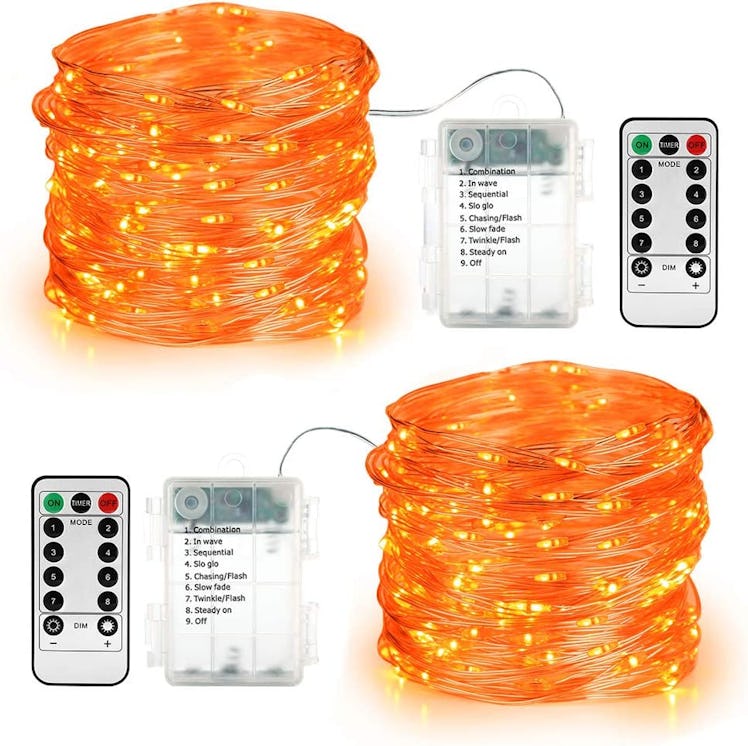 BrizLabs Orange Fairy Lights