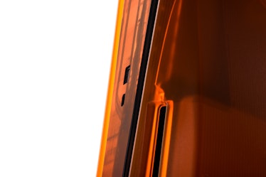 Dbrand PS5 Retro Dark Plate in Fire Orange