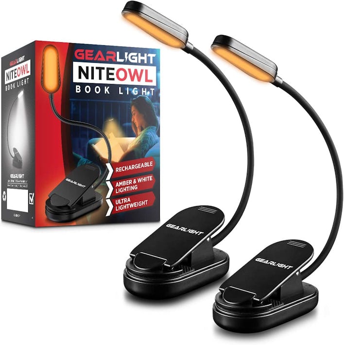 GearLight NiteOwl Book Light (2-Pack)