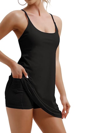 IUGA Workout Dress With Built-In Bra & Shorts