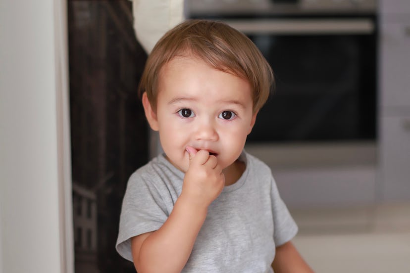 A little boy with his fingers in his mouth. Alexander is a great name if you like Theodore but want ...