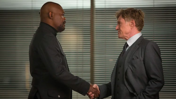 Samuel L. Jackson and Robert Redford in Captain America: The Winter Soldier