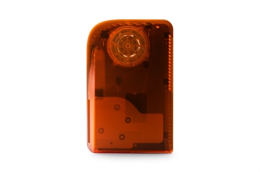 Dbrand PS5 Retro Dark Plate in Fire Orange