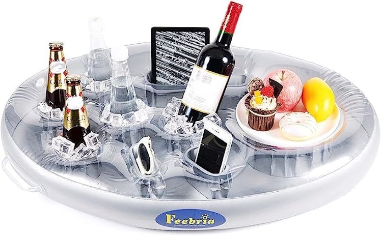 FEEBRIA Inflatable Floating Drink Holder