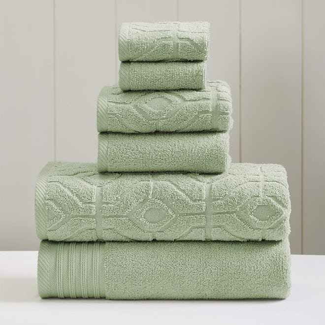 Amrapur Overseas 6-Piece Jacquard Towel Set