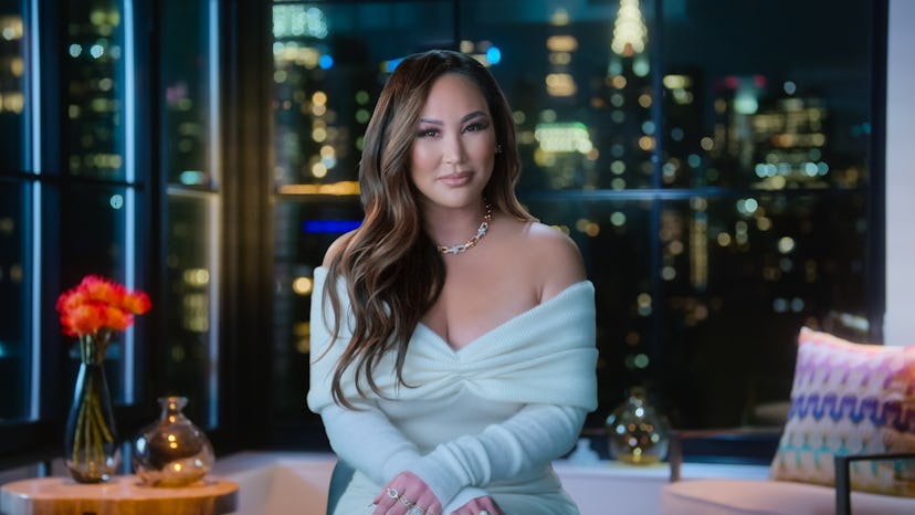 Dorothy Wang in a 'Bling Empire: New York' Episode 4 confessional, via Netflix's press site