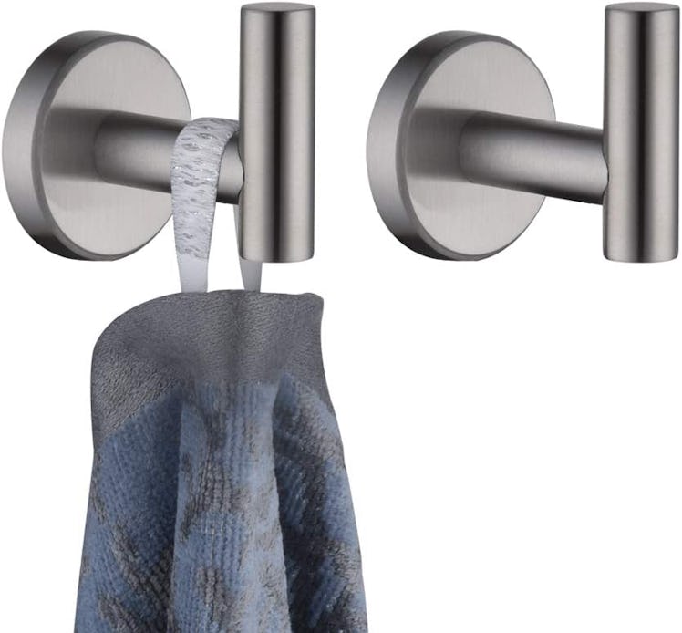 JQK Stainless Steel Wall Hooks (2-Pack)