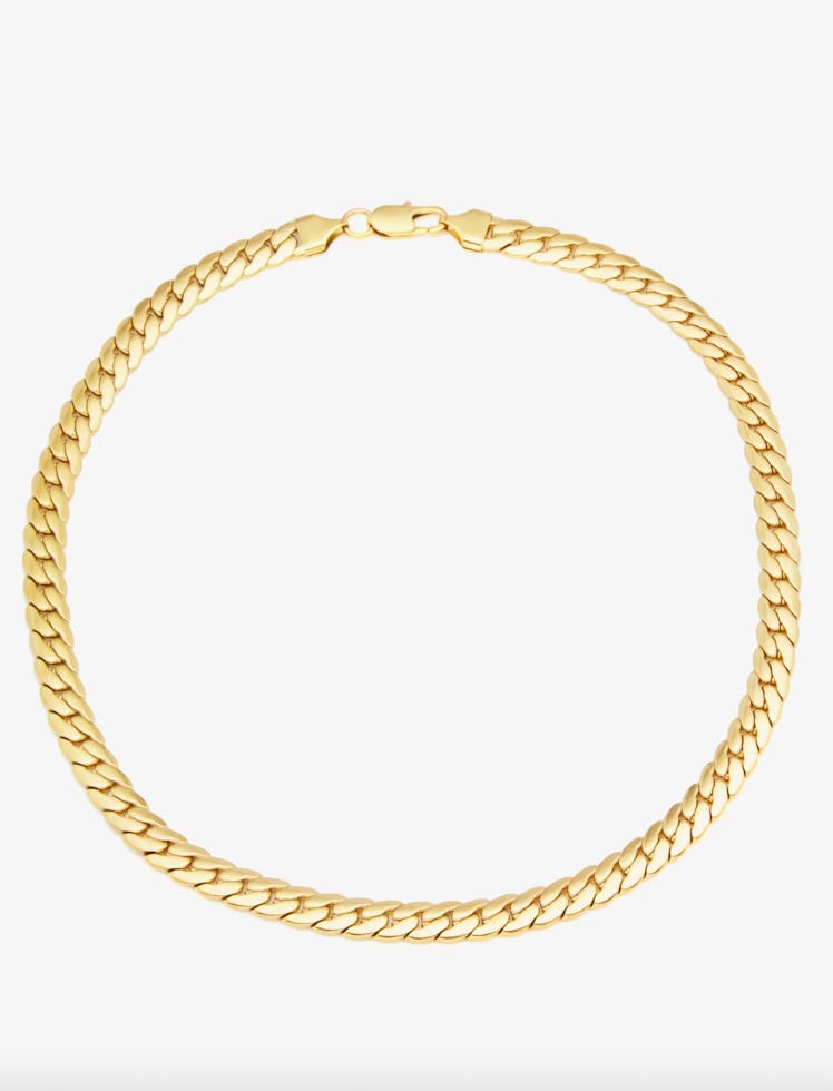 18kt Gold-Plated Snake-Chain Necklace