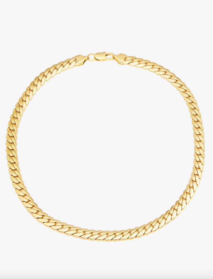 18kt Gold-Plated Snake-Chain Necklace
