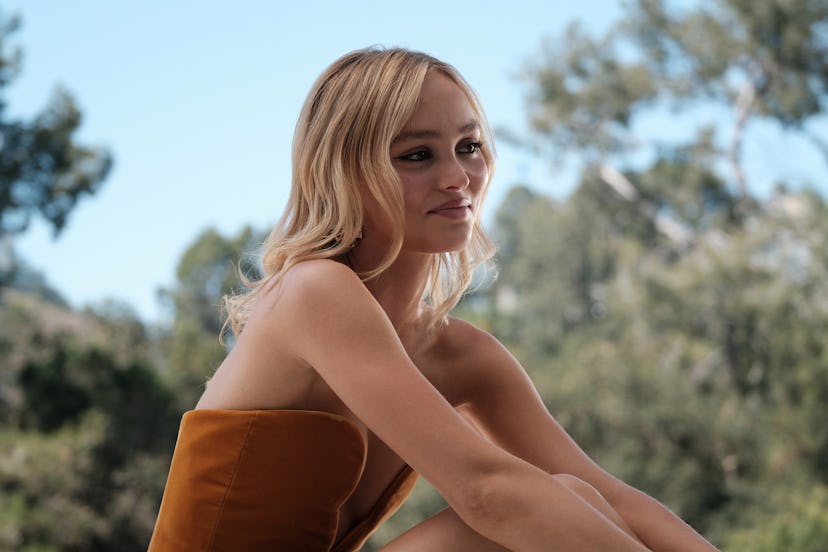 Lily-Rose Depp in The Idol lip liner