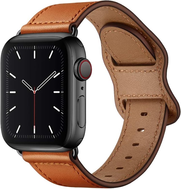 KYISGOS Genuine Leather Smart Watch Band