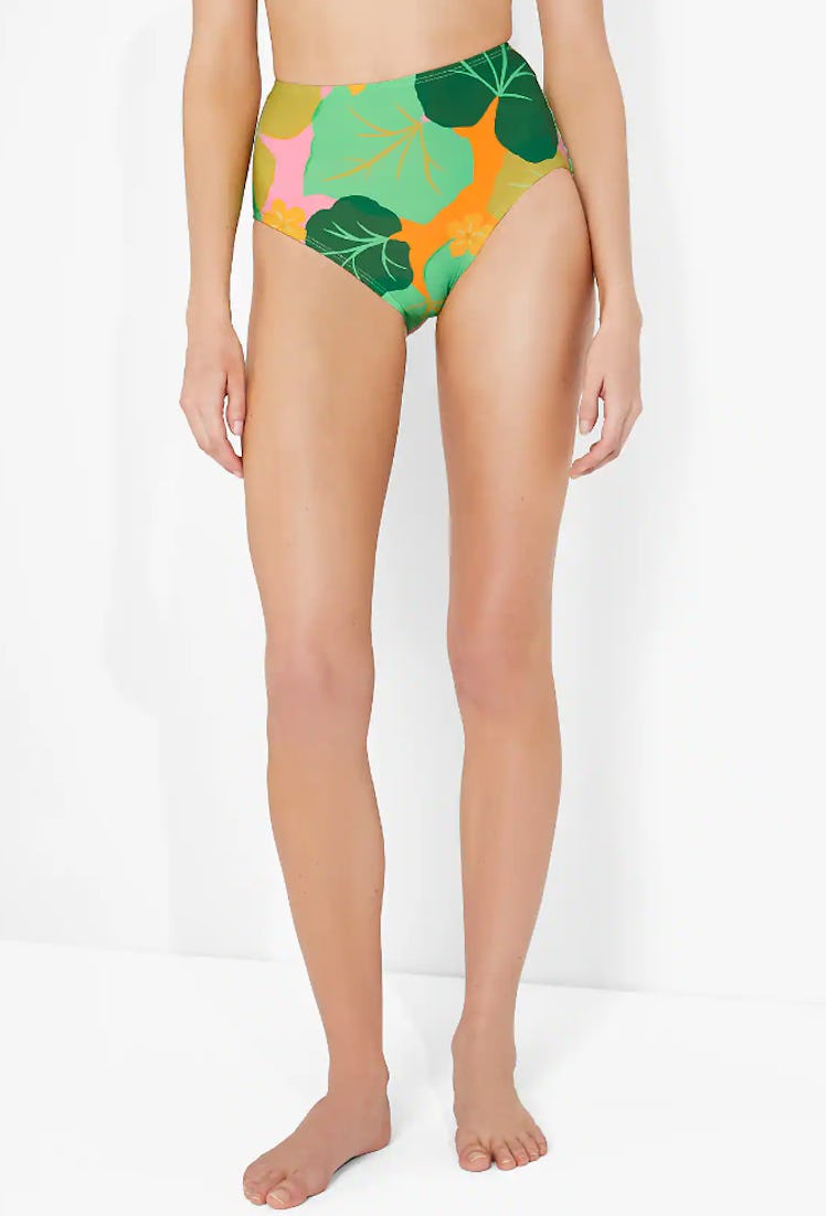 Kate Spade New York High-Waisted Bikini Bottoms 