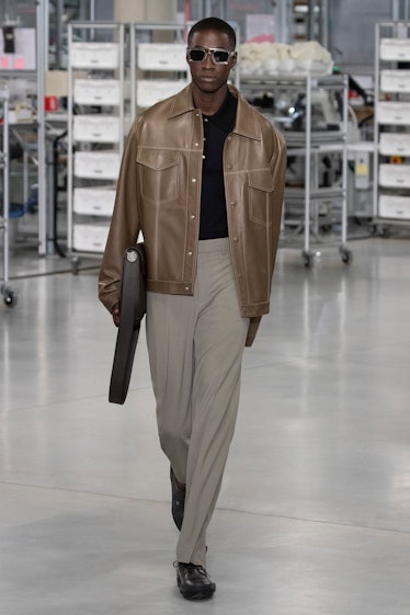 a look from fendi men's spring 2024 