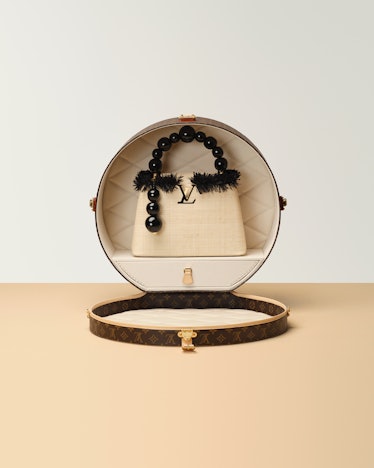 sotheby's and louis vuitton's artycapucines bag collaboration