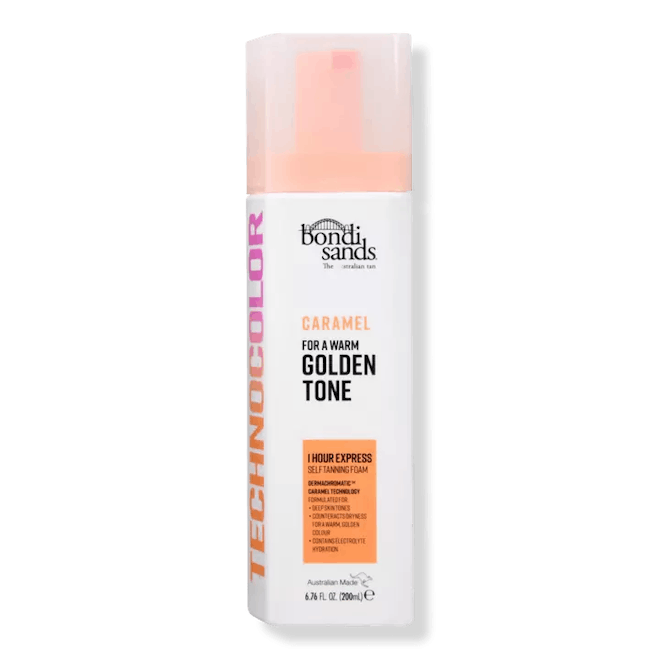 Pregnancy safe self tanners, like this bondi sands technocolor mousse, are safe to use in pregnancy.