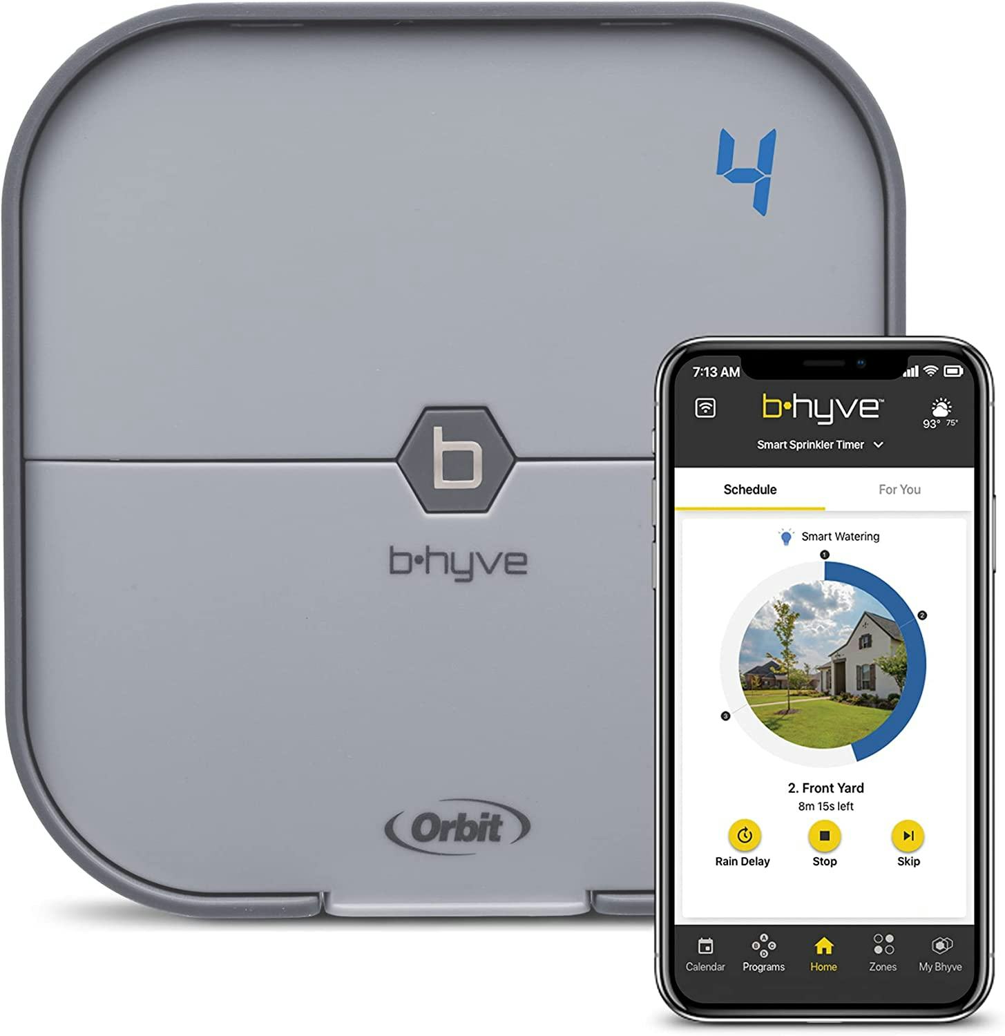 Orbit B-hyve 4-Zone Smart Indoor Sprinkler Controller
