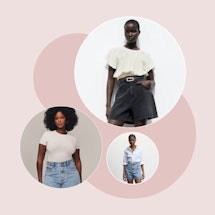 best denim and jean shorts from zara abercrombie and mango 2023