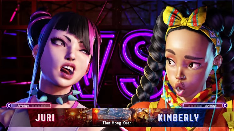 Juri and Kimberly Game Face feature in Street Fighter 6