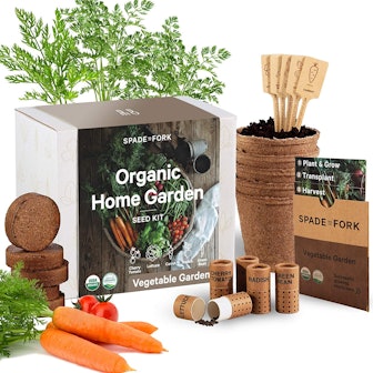 Spade To Fork Organic Vegetable Garden Starter Kit