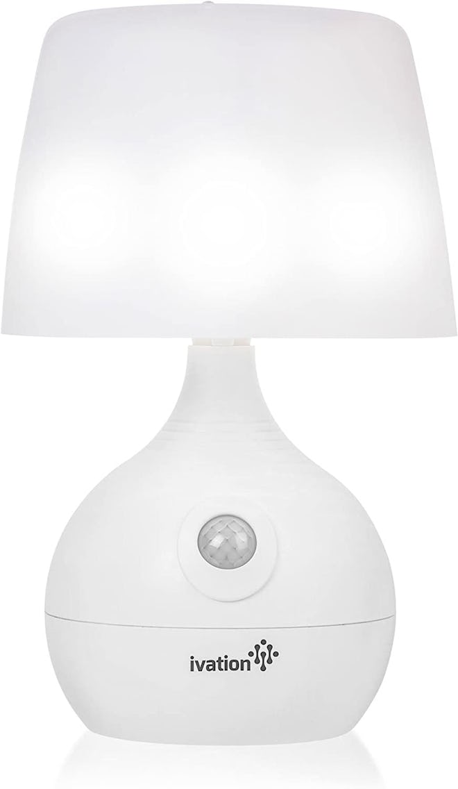 Ivation Battery-Operated Motion Sensing Table Lamp