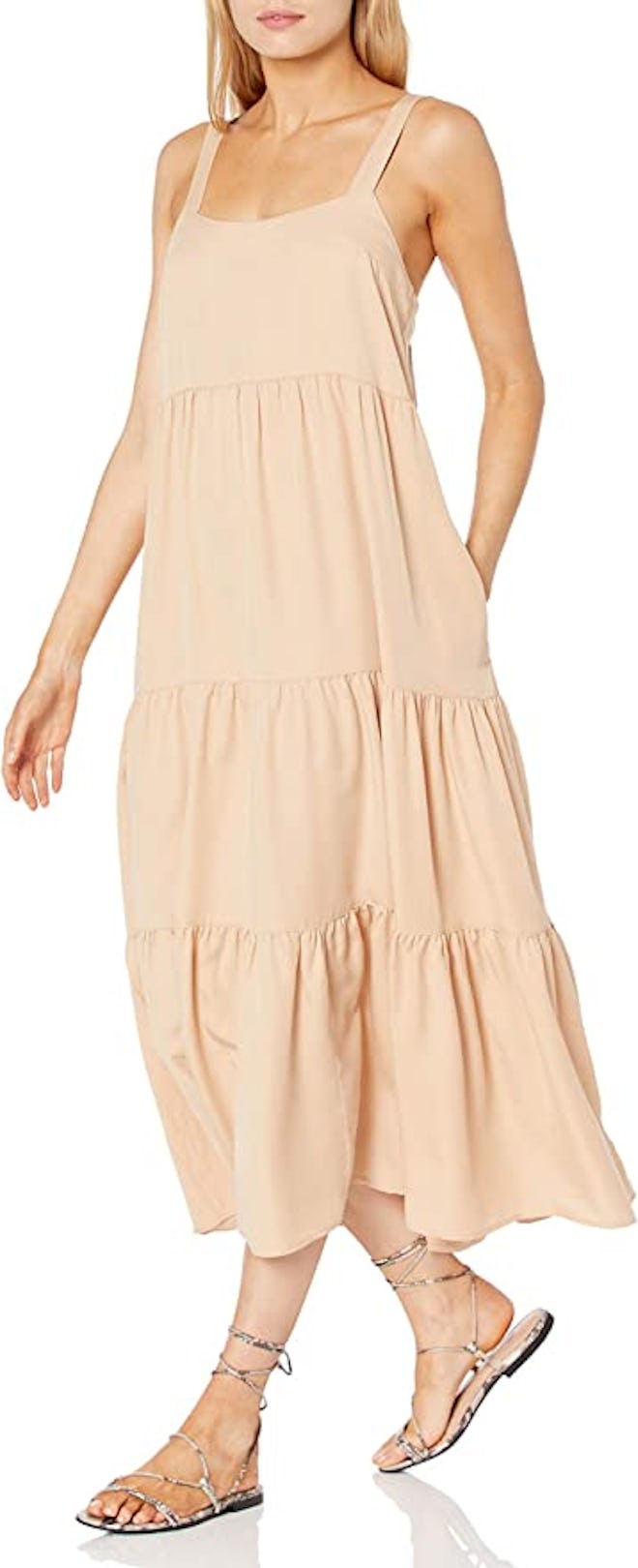 The Drop Britt Tiered Maxi Tent Dress