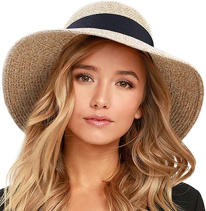 FURTALK Foldable Straw Hat