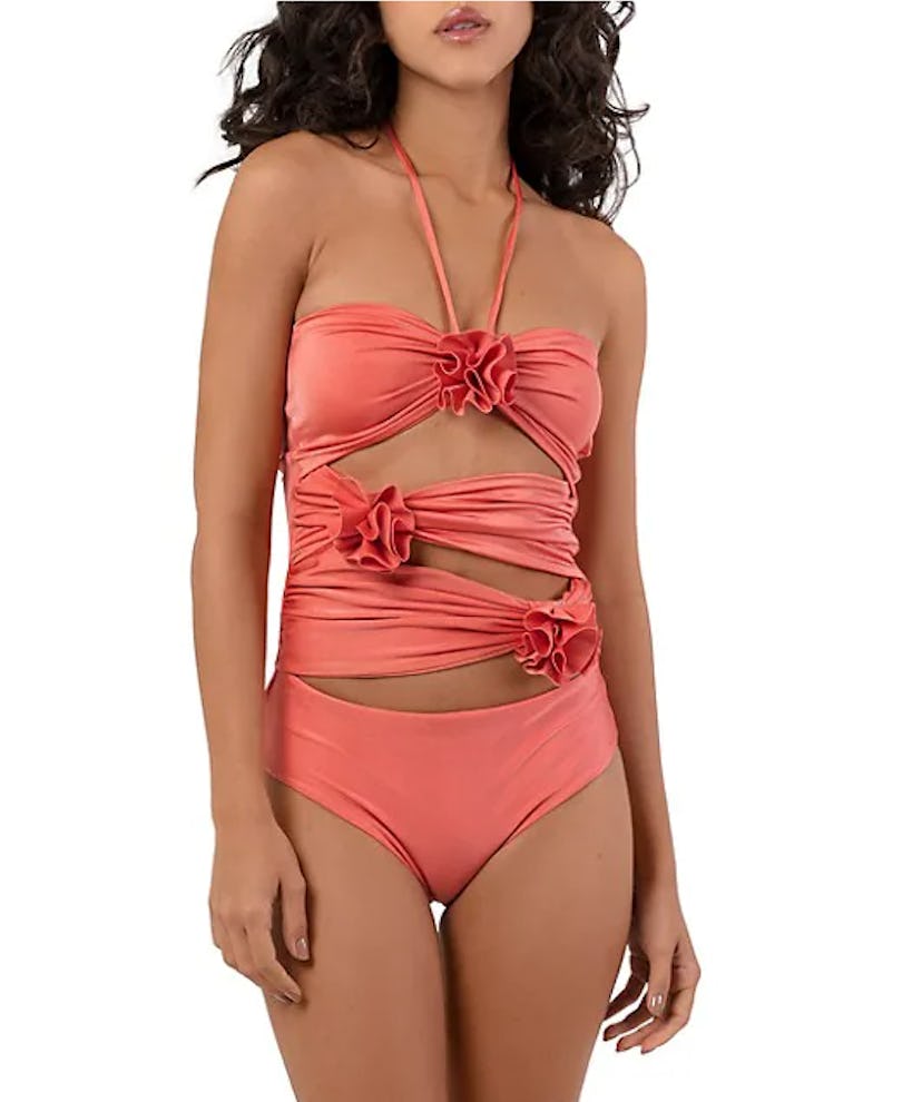 Trinitaria One-Piece Cut-Out Swimsuit