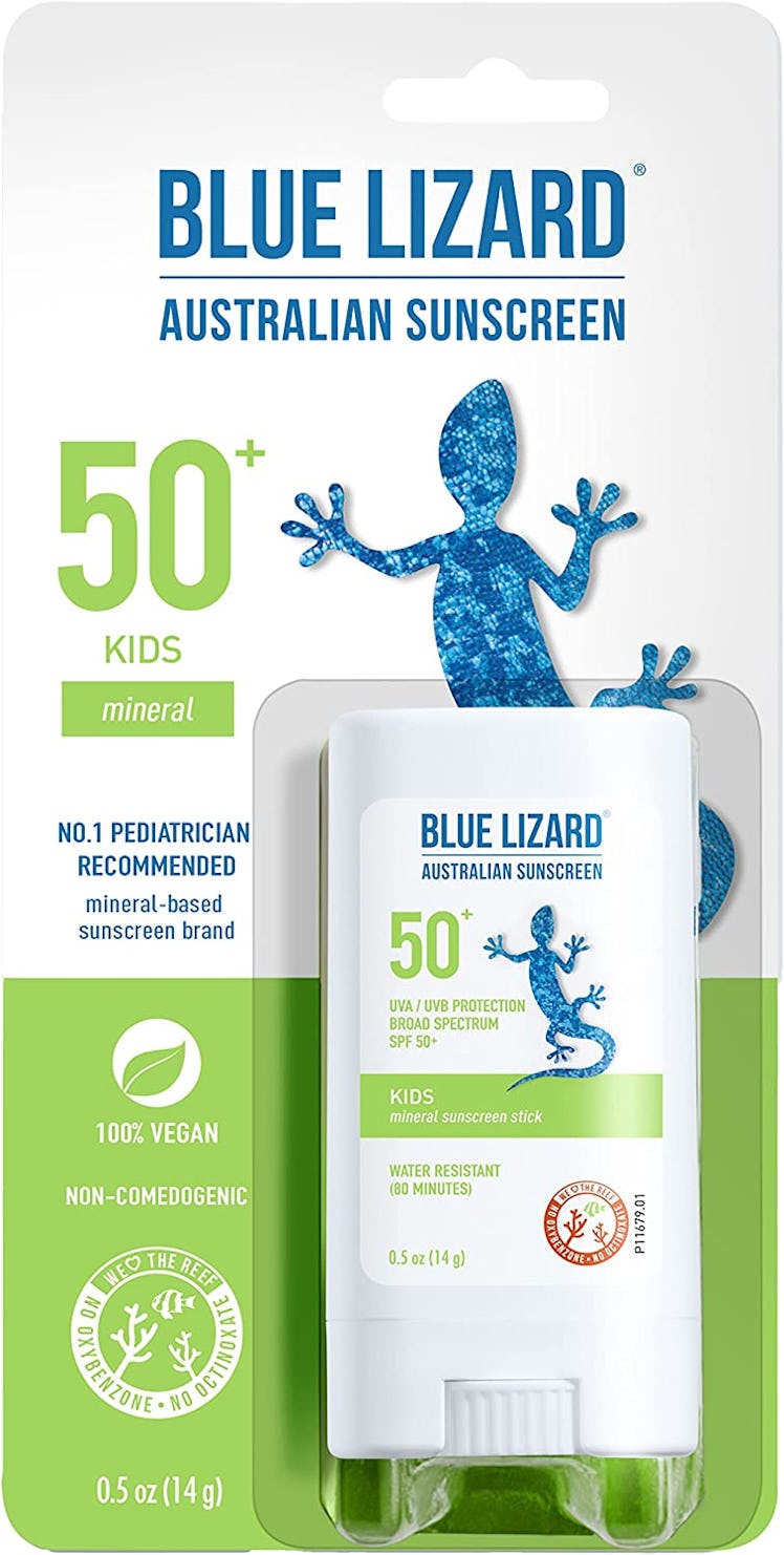 Blue Lizard Mineral Sunscreen Stick with Zinc Oxide SPF 50+