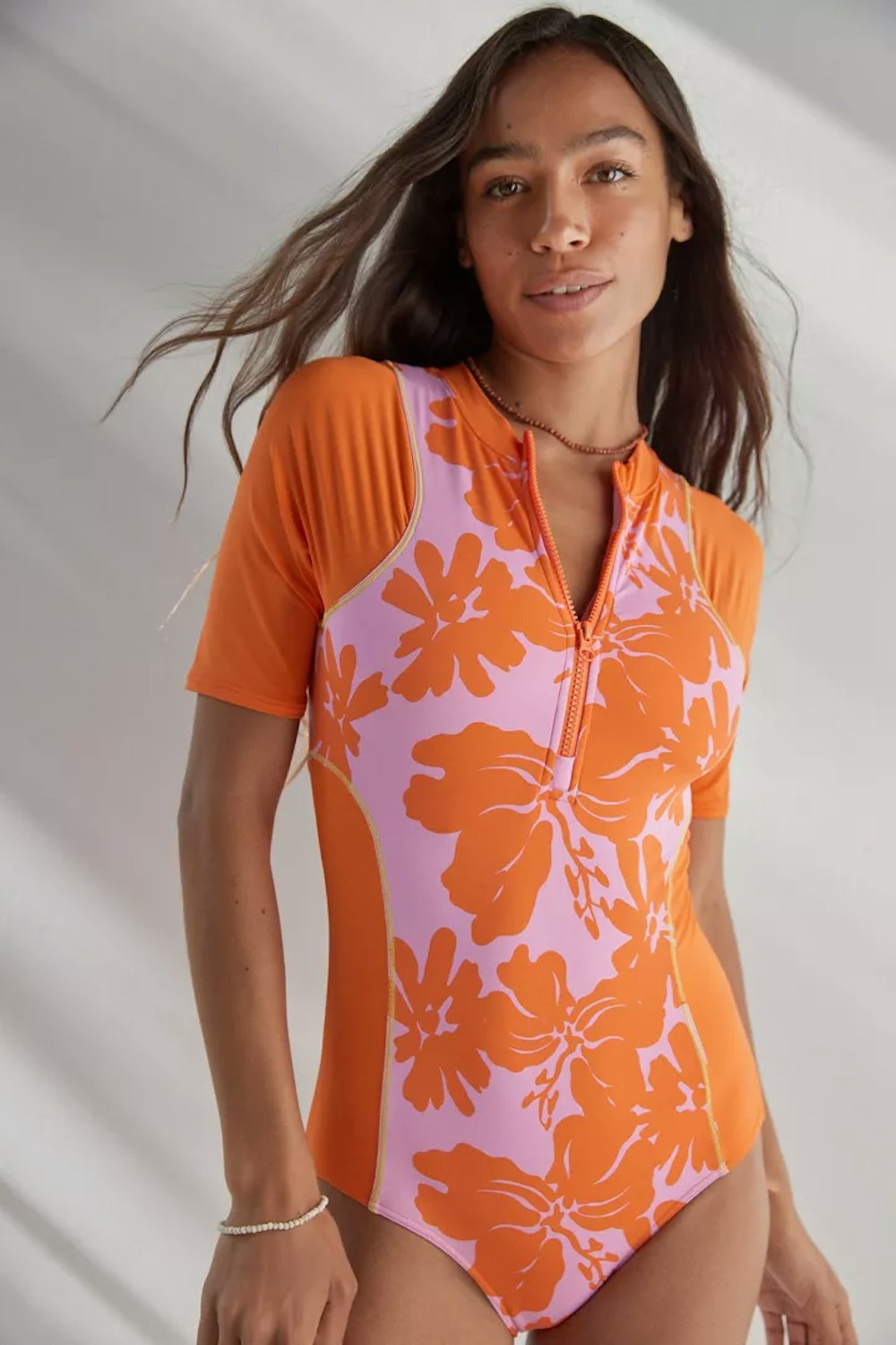 Surf.Kind.Kate Floral Wetsuit One-Piece Swimsuit