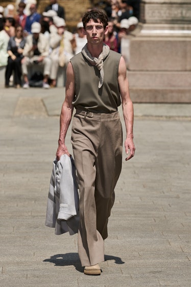a look from zegna spring 2024 men's collection