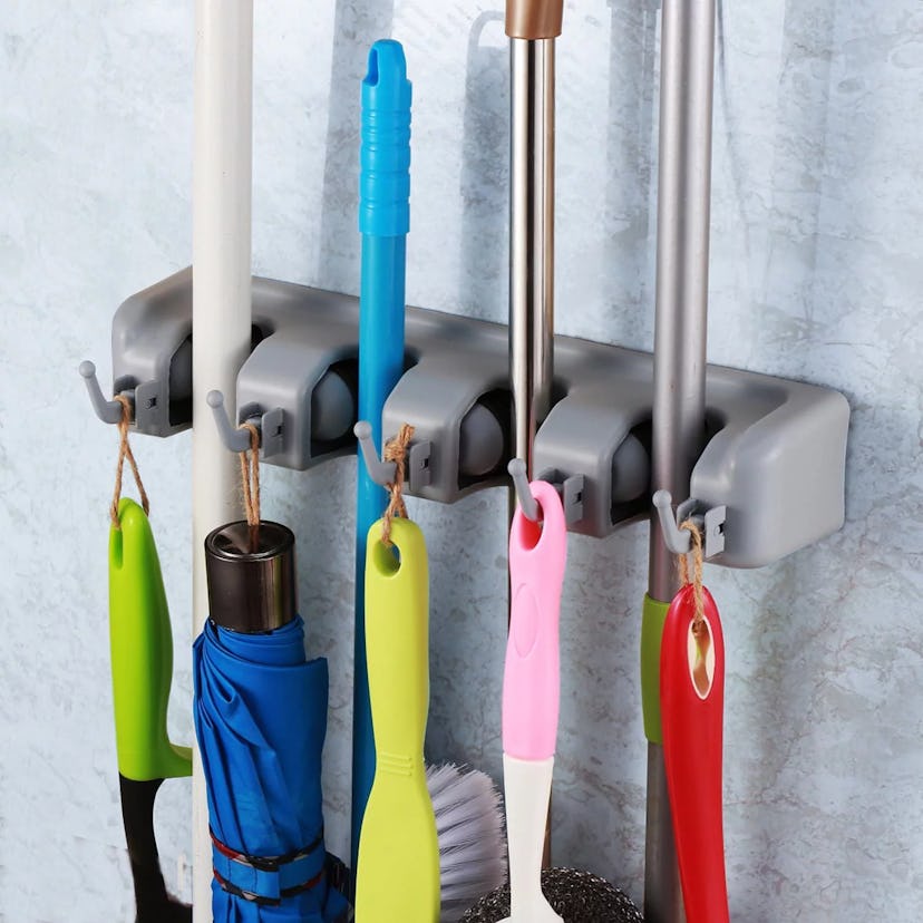 Mop and Broom Holder Organizer Wall Mount