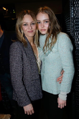 Vanessa Paradis and Lily-Rose Depp attending the Chanel Cruise