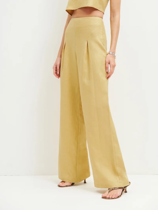 Reformation Cleo Linen Pant