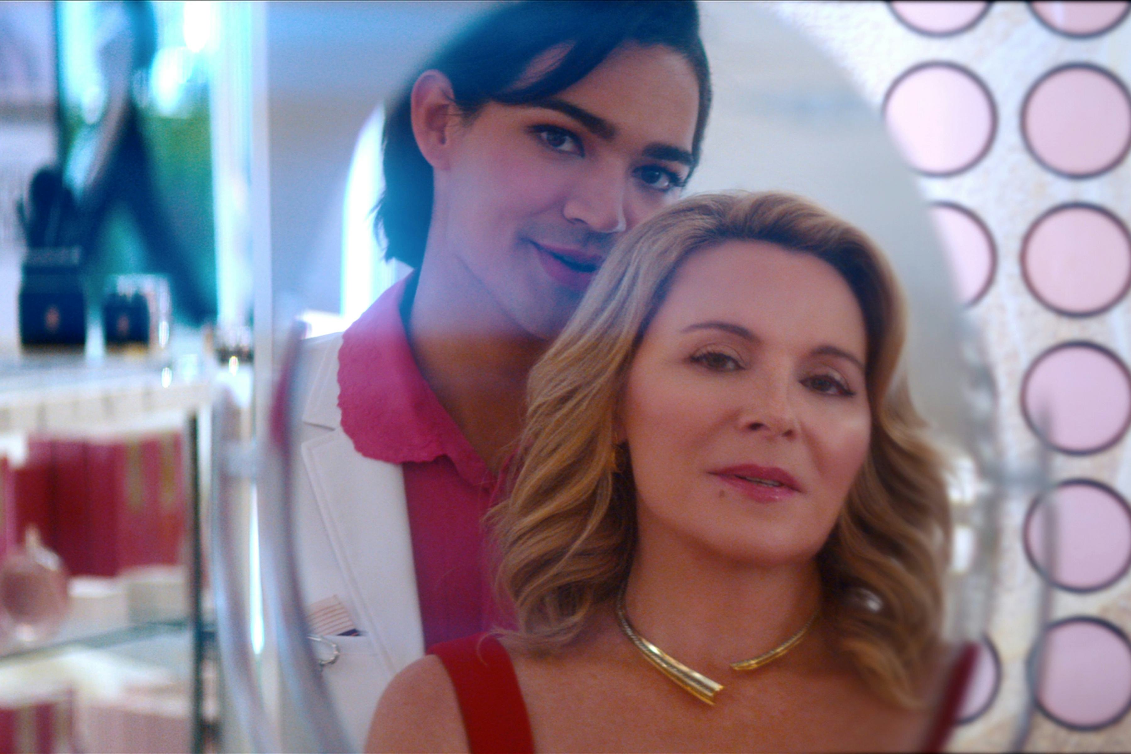 Miss Benny as Marco, Kim Cattrall as Madolyn in &lsquo;Glamorous&rsquo; Season 1, via Netflix&rsquo;s press site