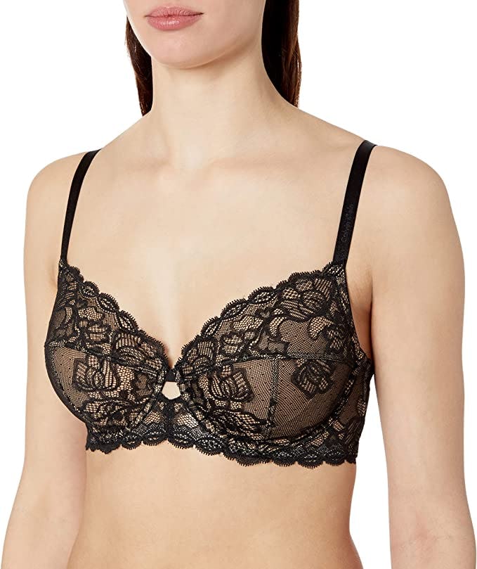 Calvin Klein Seductive Comfort Unlined Lace Bra