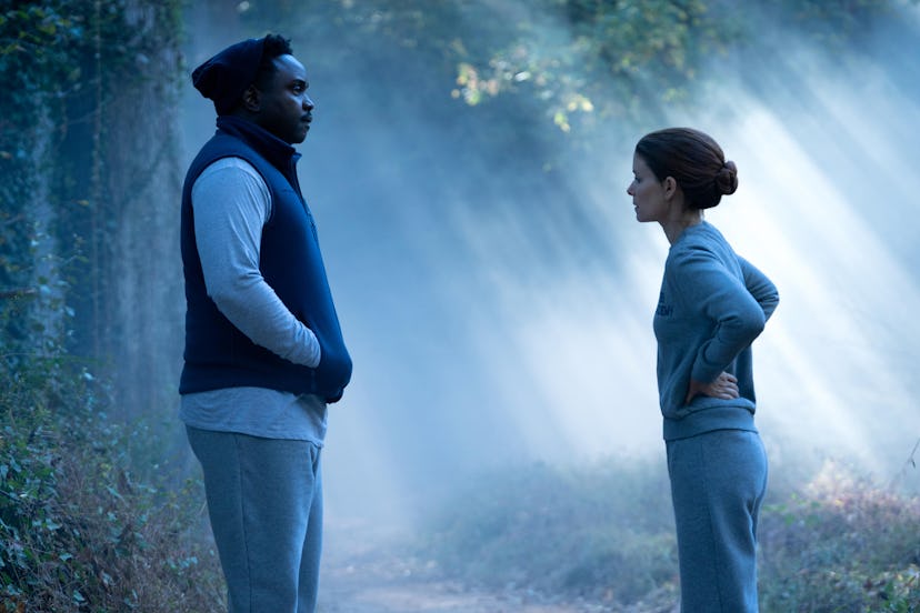 Brian Tyree Henry as Tayo and Kata Mara as Poet in 'Class of '09,' via FX on Hulu's press site