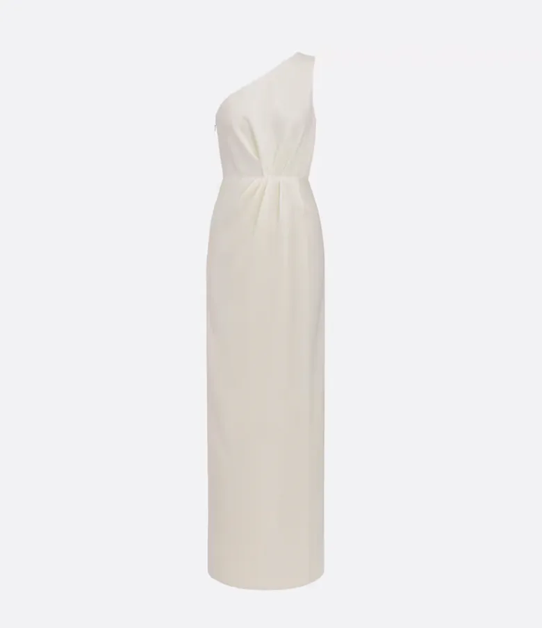 dior dream asymmetric long dress Vintage 2007 Christian Dior by John Galliano Blush Pink Silk Asymmetric Sculptural Gown