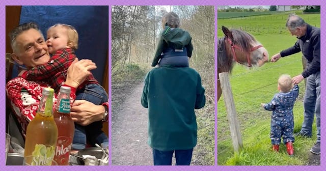 A mom shares the wholesome relationship between her toddler son and her grandfather.