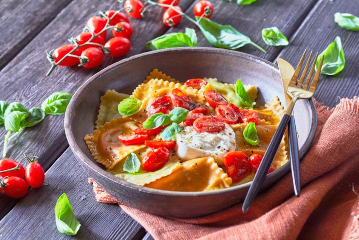 Trader Joe's Italian Tomato & Burrata Ravioloni is a new summer offering in 2023.