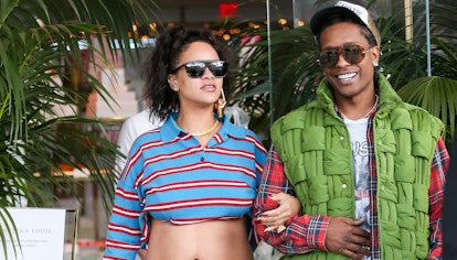 Rihanna and ASAP Rocky are seen on March 15, 2023 in Los Angeles, California. 