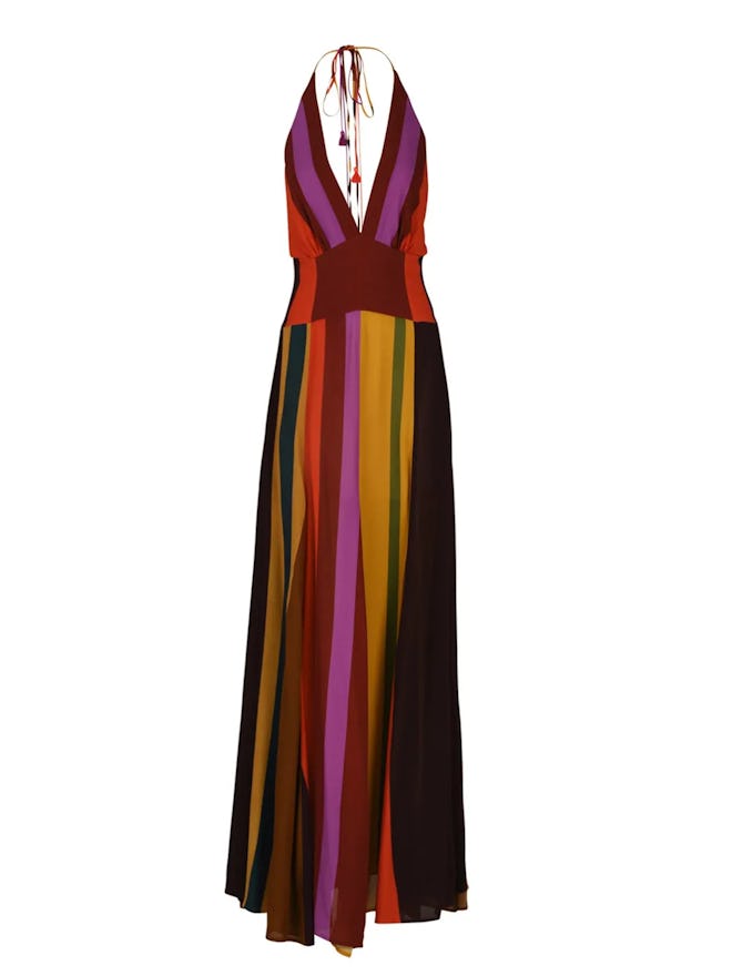 Tawny Dress Color Block Multi