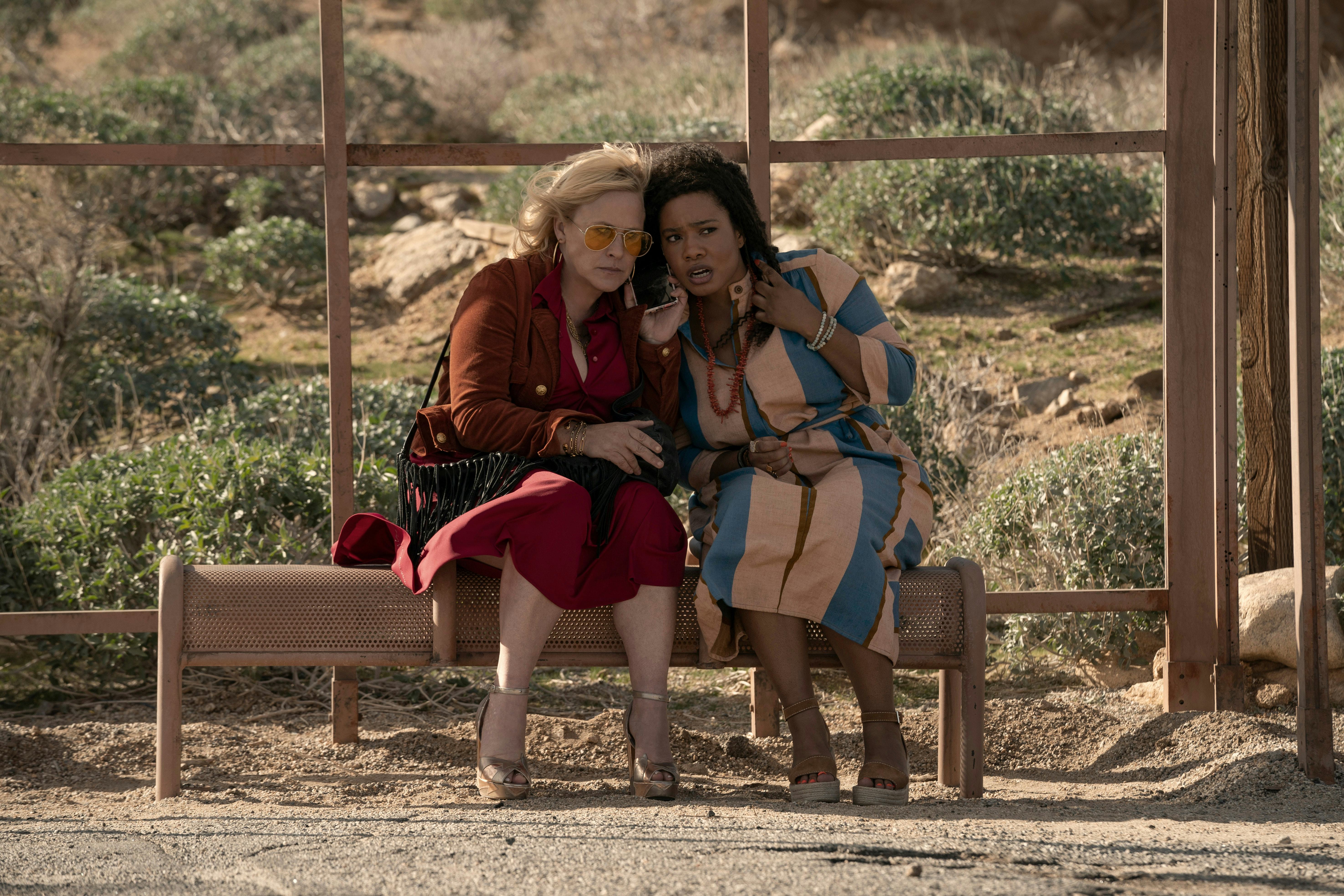 Patricia Arquette as Peggy and Weruche Opia as Carol in &ldquo;High Desert,&rdquo; via Apple TV+&rsquo;s press site.